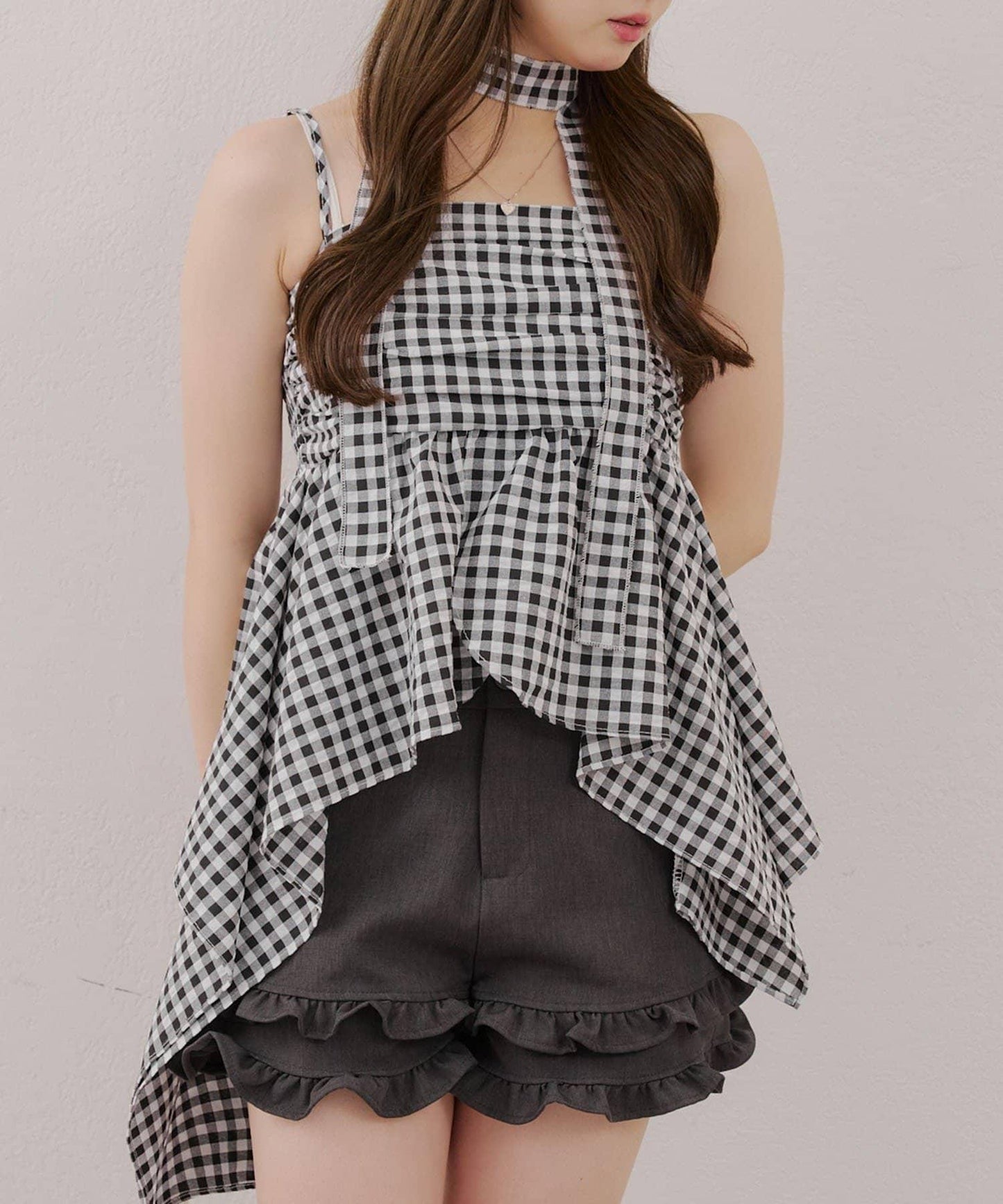 吊帶露臍裝配項鍊