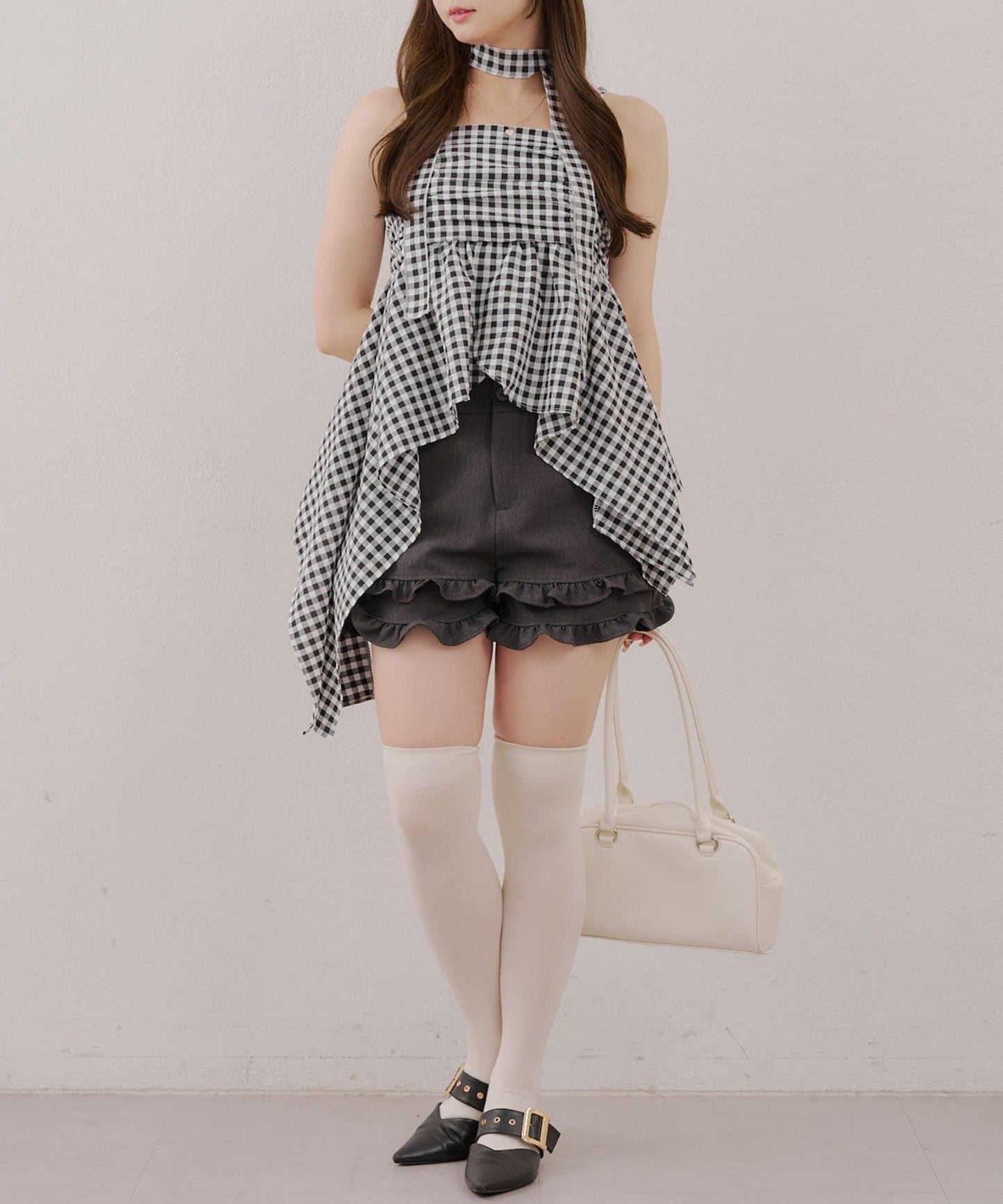 吊帶露臍裝配項鍊