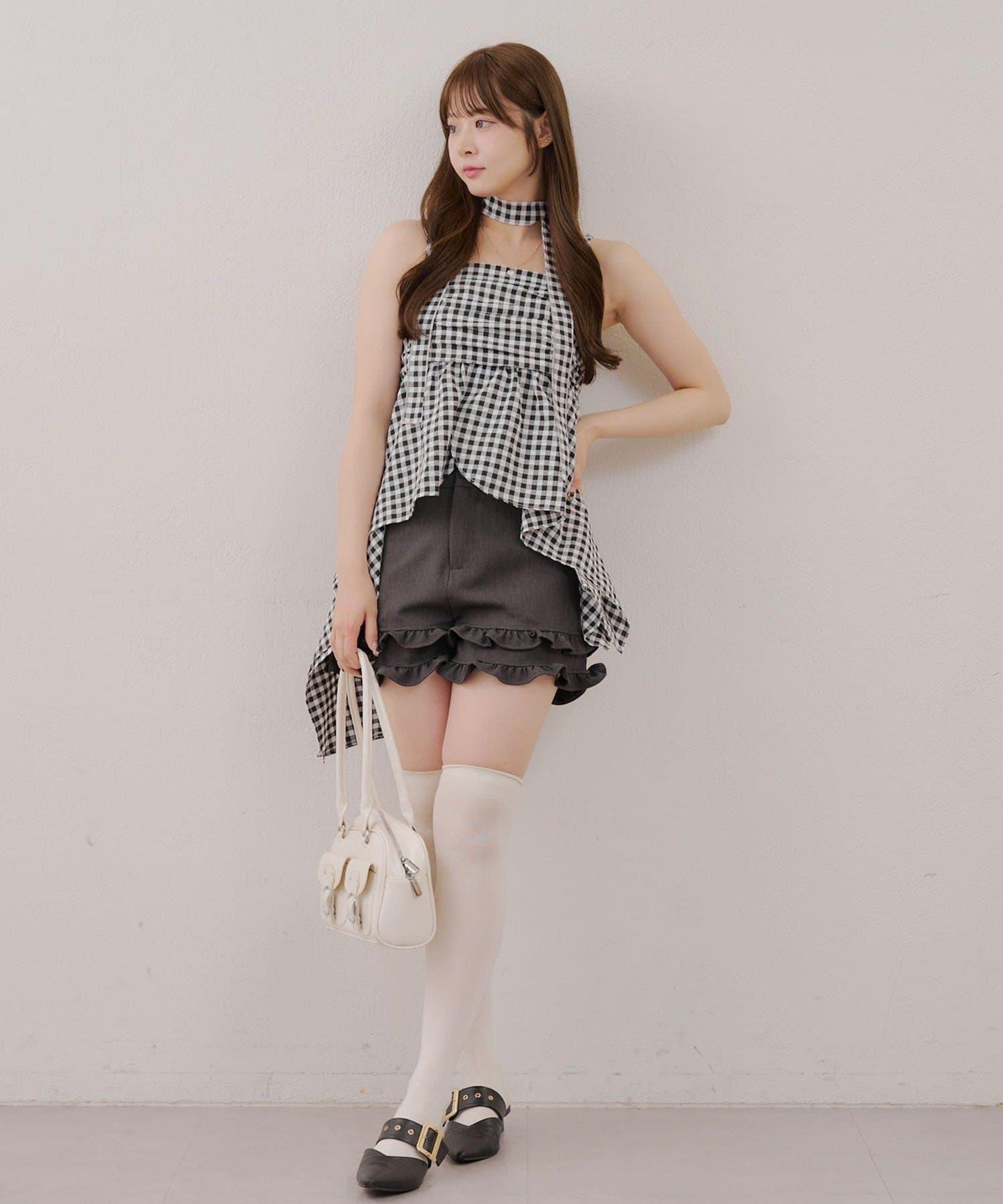 吊帶露臍裝配項鍊