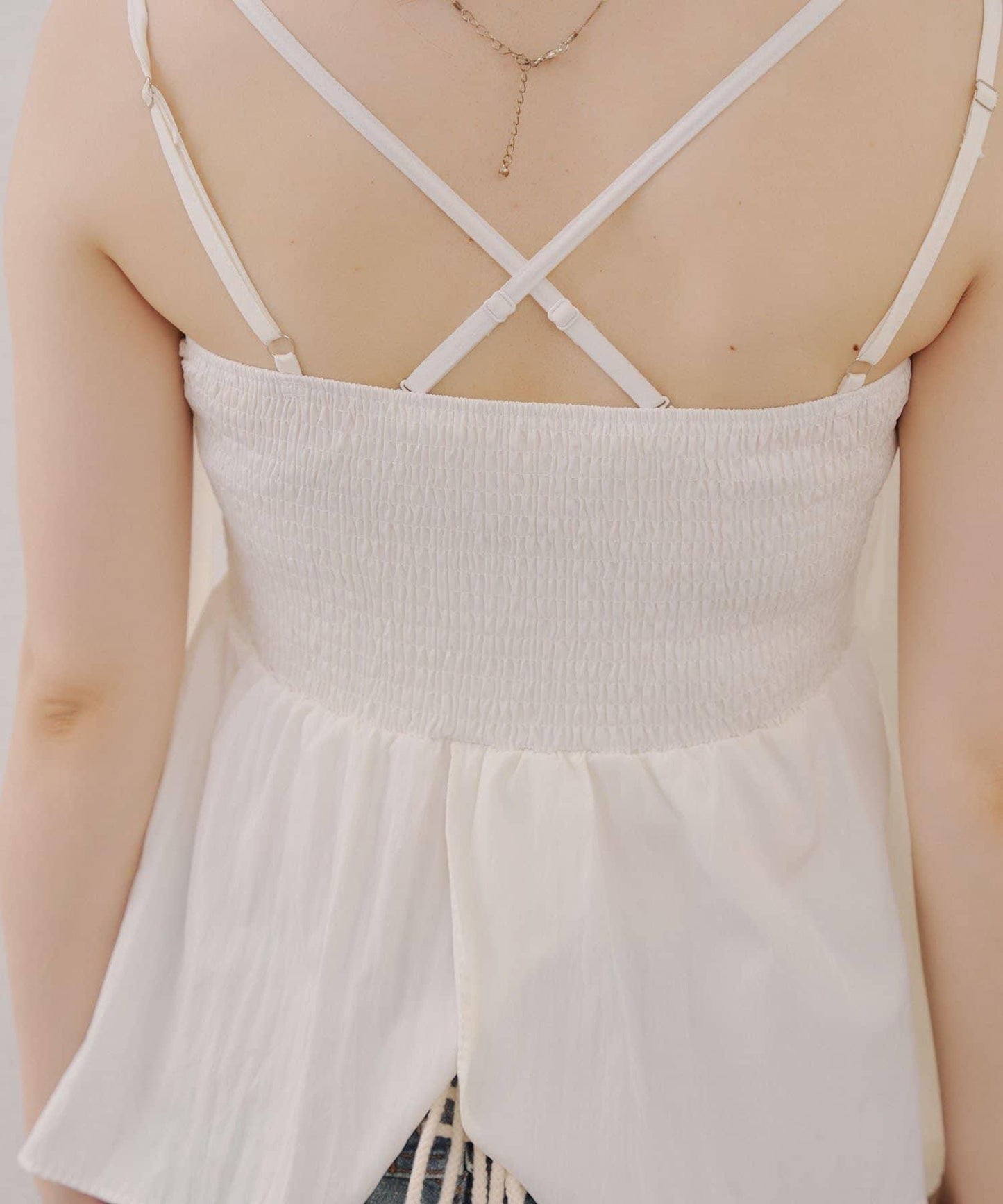 吊帶露臍裝配項鍊