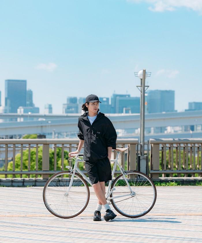 Lawson×FREAK'S STORE 可摺疊尼龍運動短褲 / 羅森FREAK