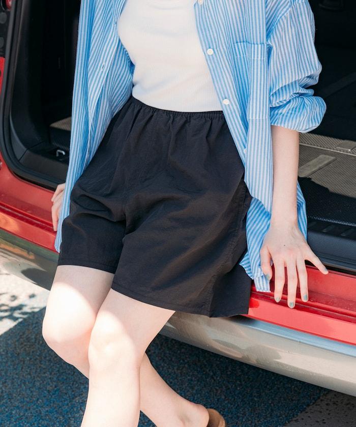 Lawson×FREAK'S STORE 可摺疊尼龍運動短褲 / 羅森FREAK