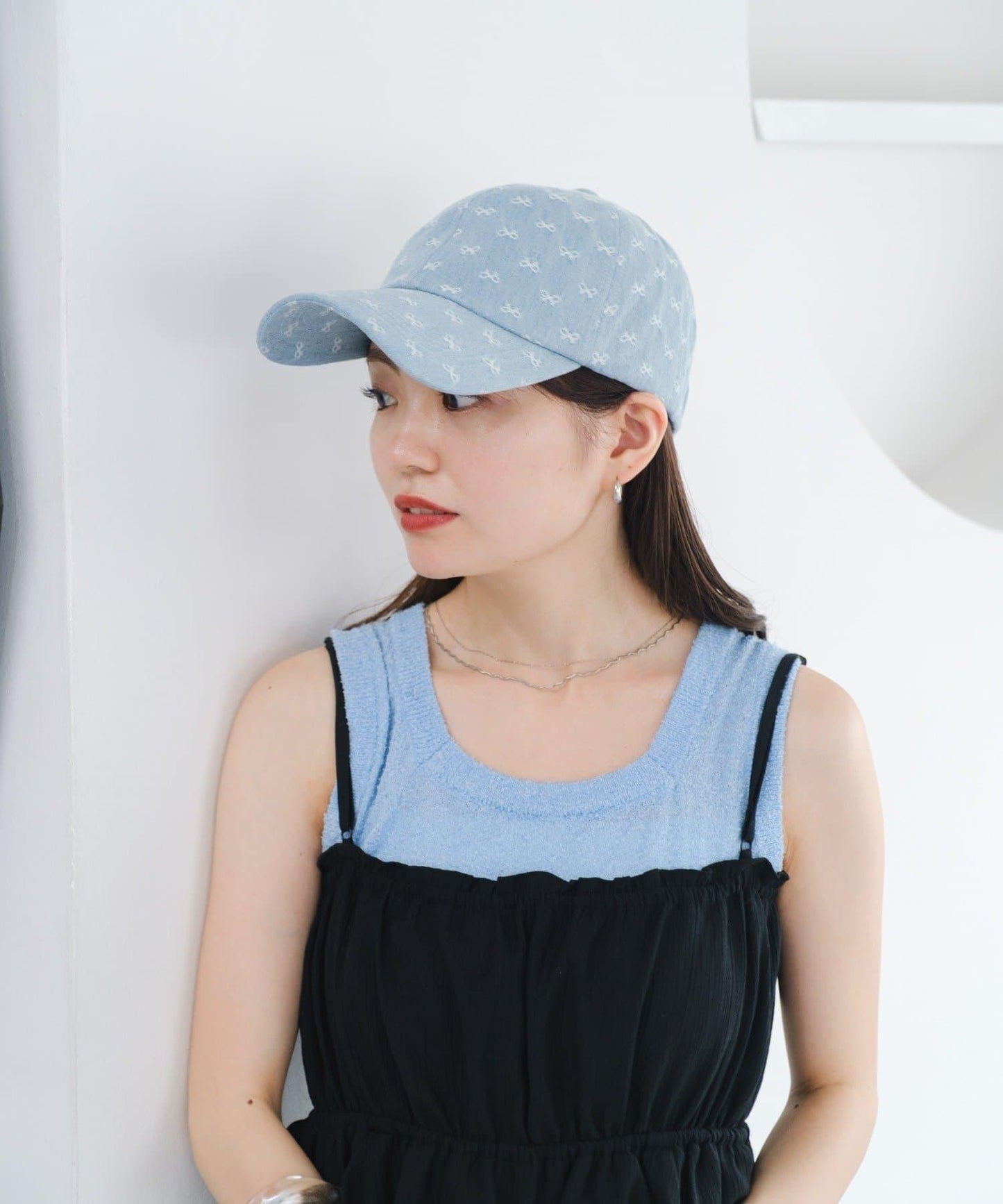 牛仔單色帽