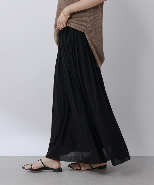 【高品質印象】透明褶皺裙