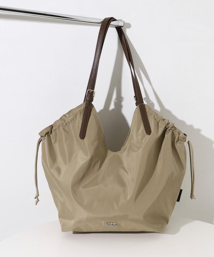 聯名 側邊收褶 托特包