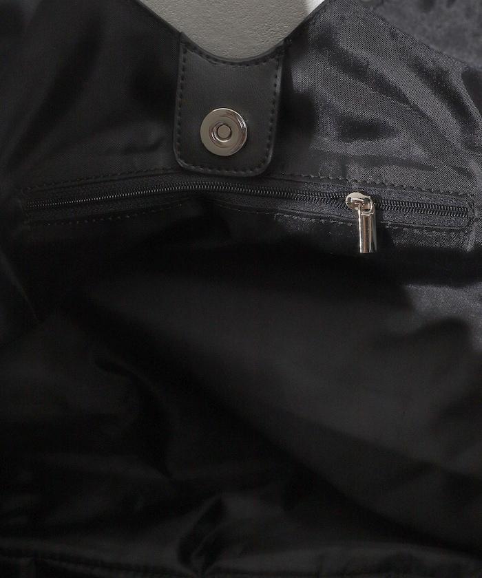 聯名 側邊收褶 托特包