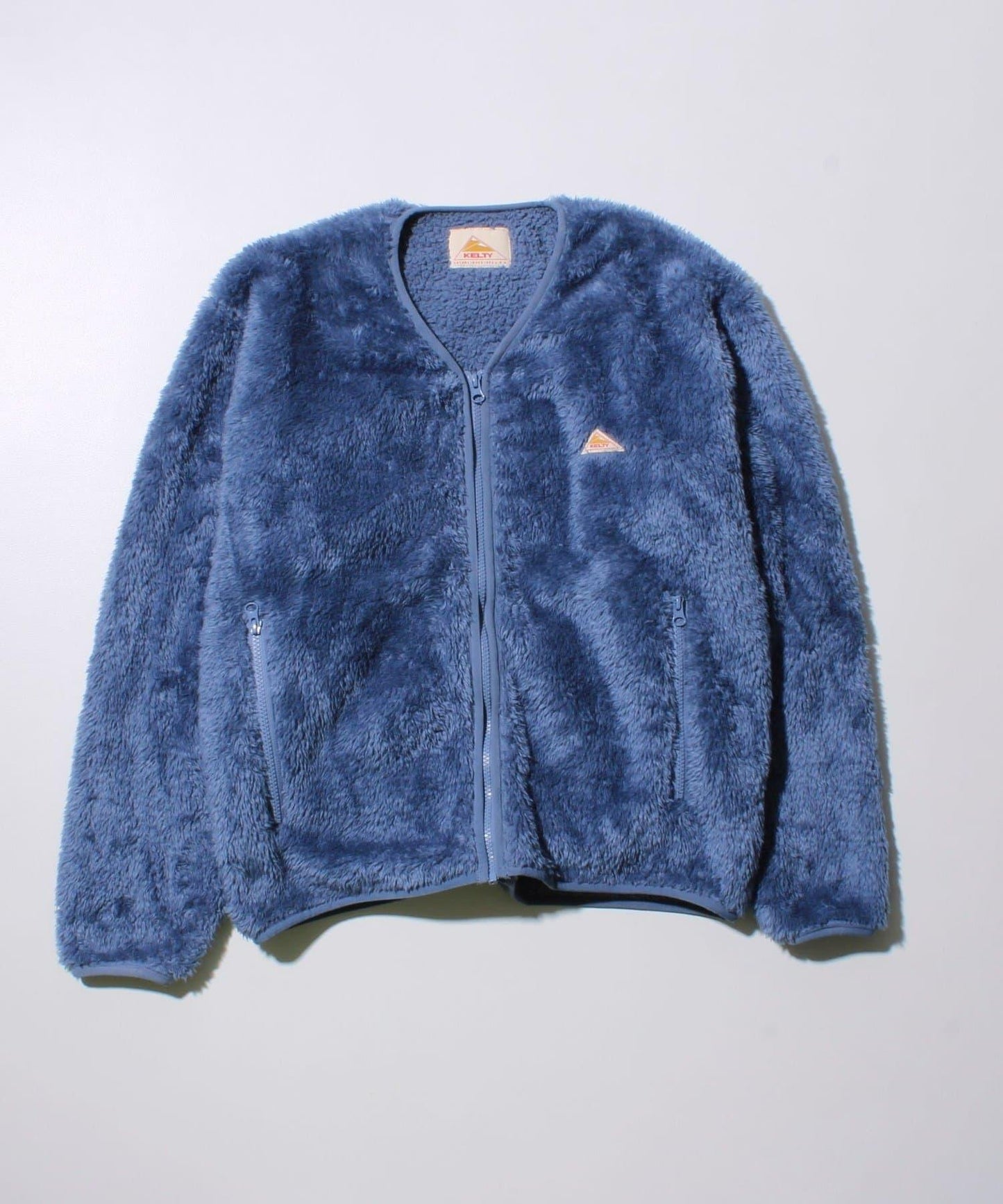 【KELTY×GLOSTER】 長毛絨抓絨 帶拉鍊開衫