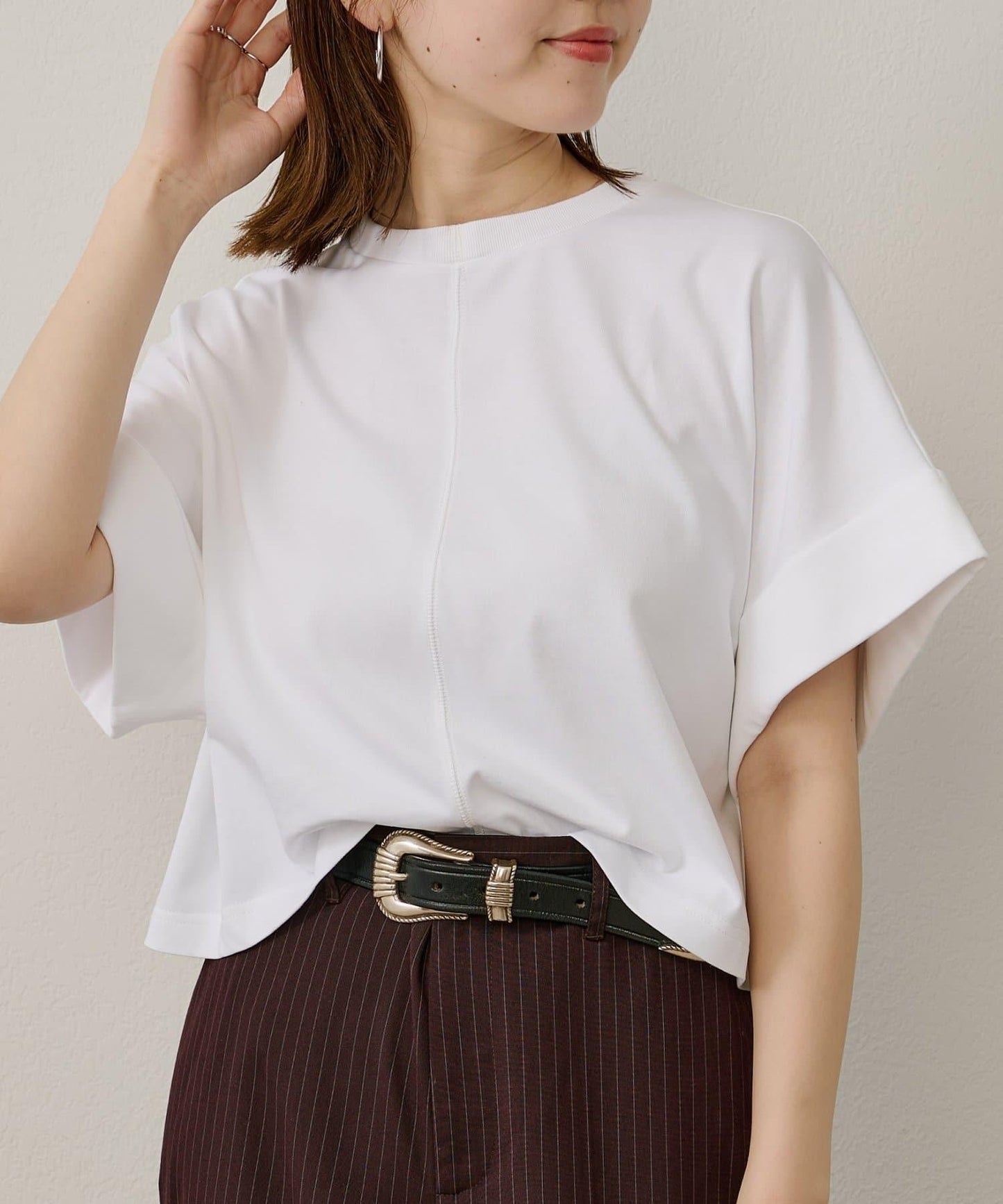 寬鬆袖口T-shirt