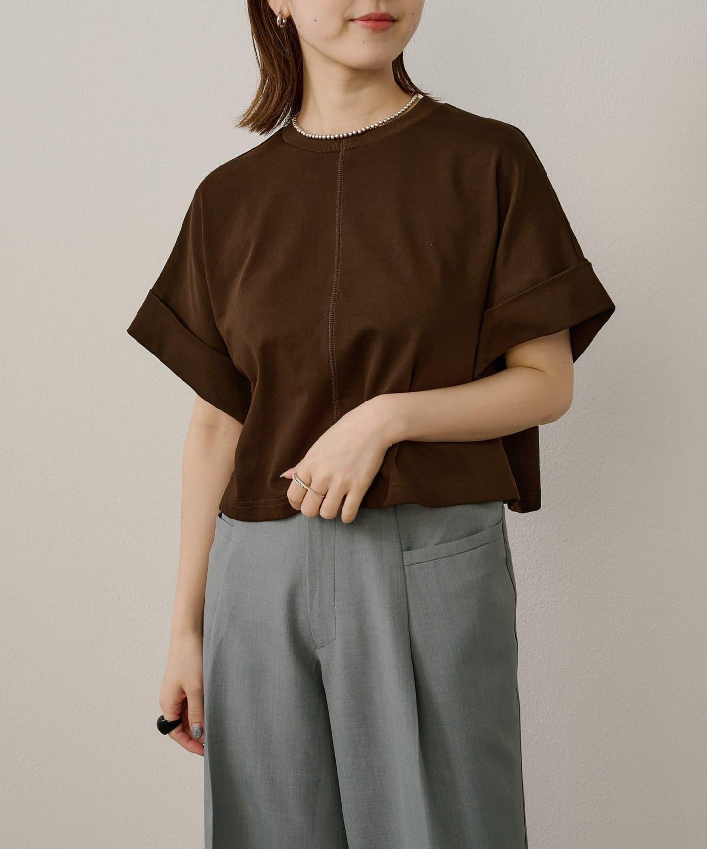 寬鬆袖口T-shirt