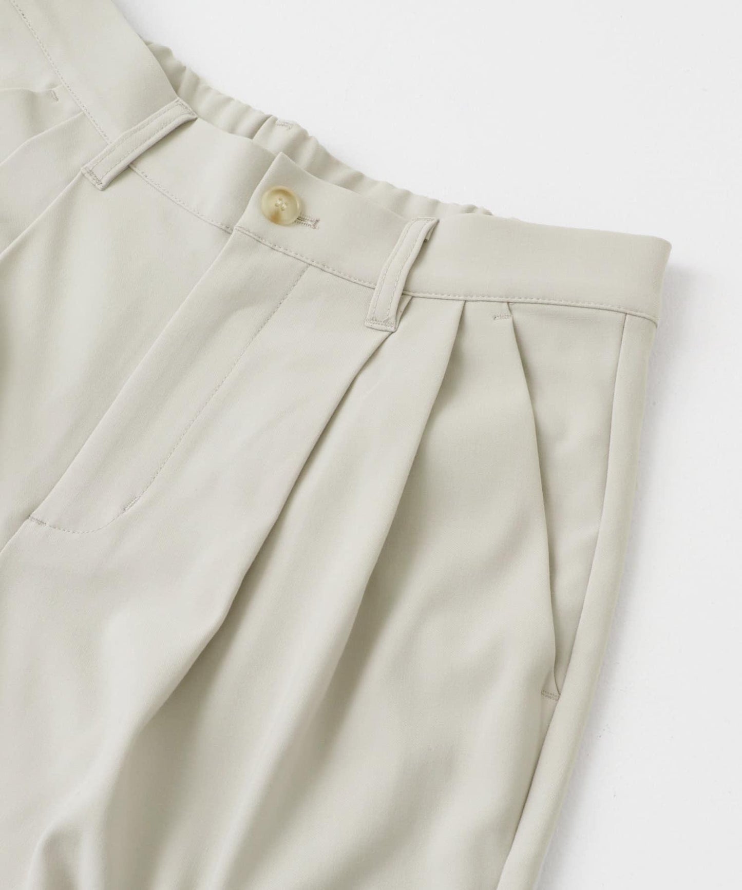 2褶寬鬆喇叭西裝褲