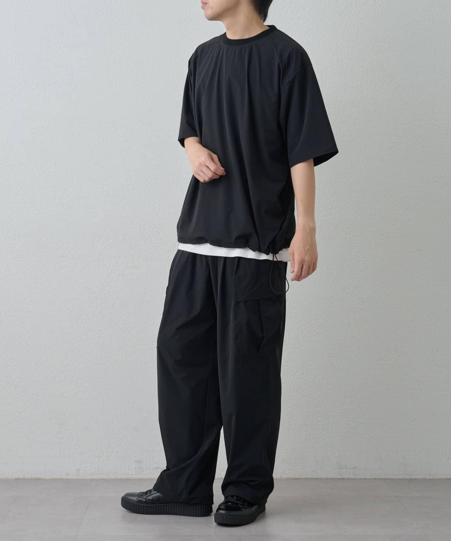 【套裝適配】接觸冷感冰絲工裝褲