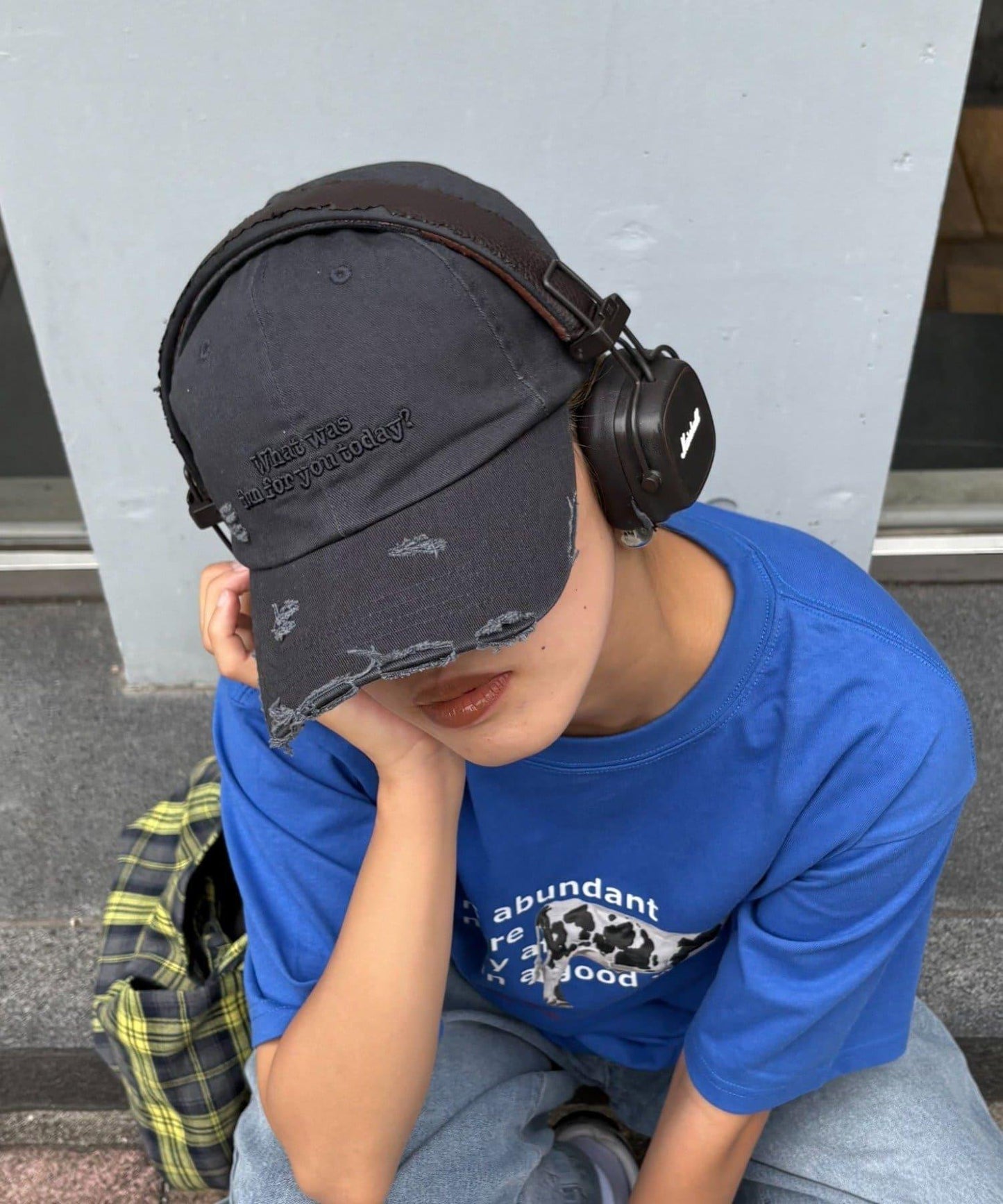 【男女通用】破損標誌帽