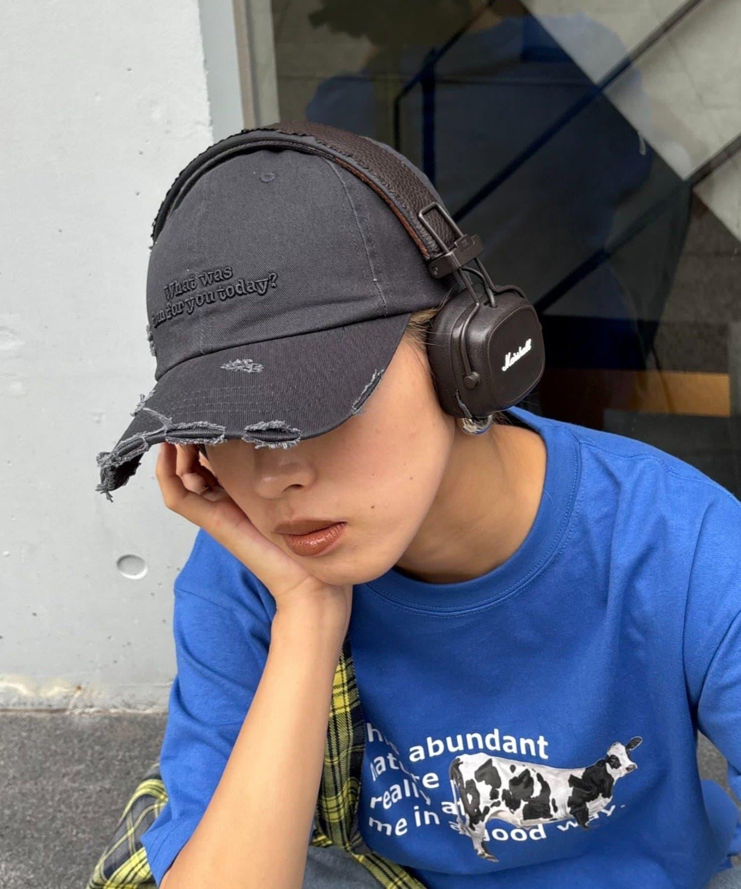 【男女通用】破損標誌帽