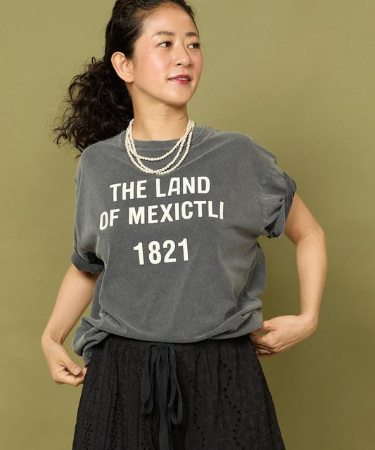 絨面印花大號T恤