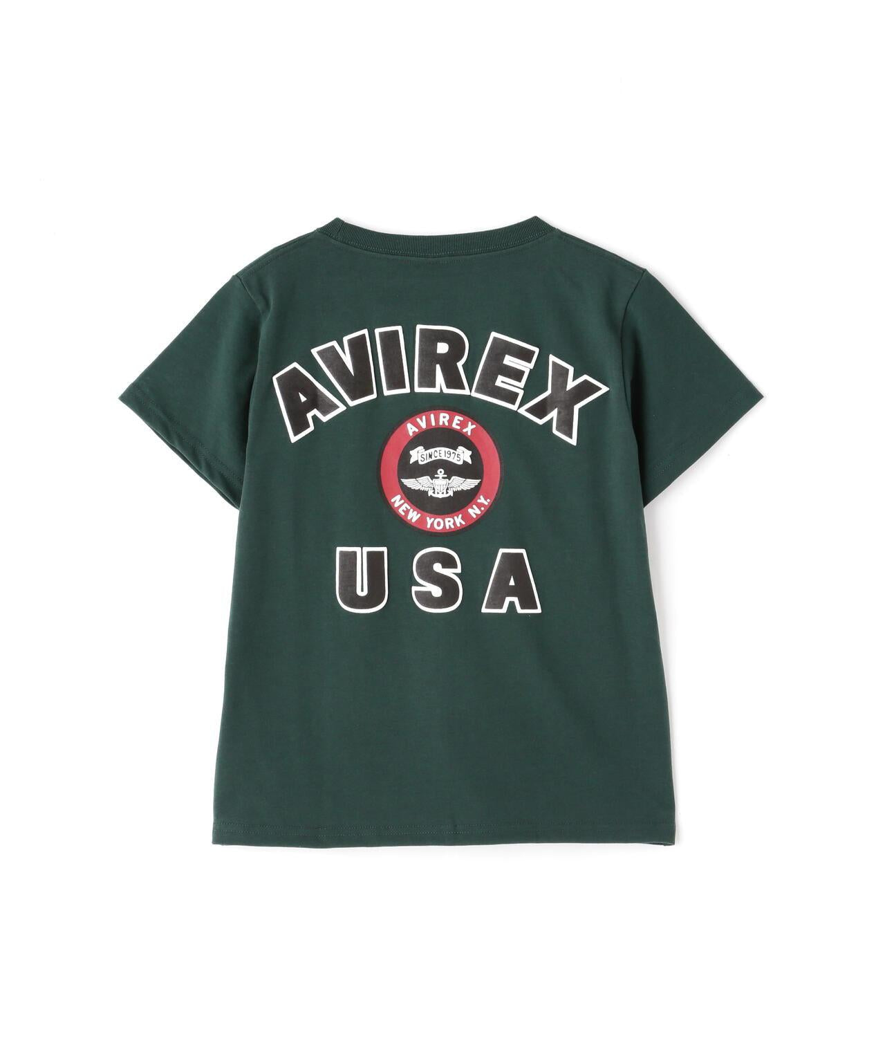 《KIDS》校服T恤/VARSITY T恤/AVIREX / 阿維雷克斯