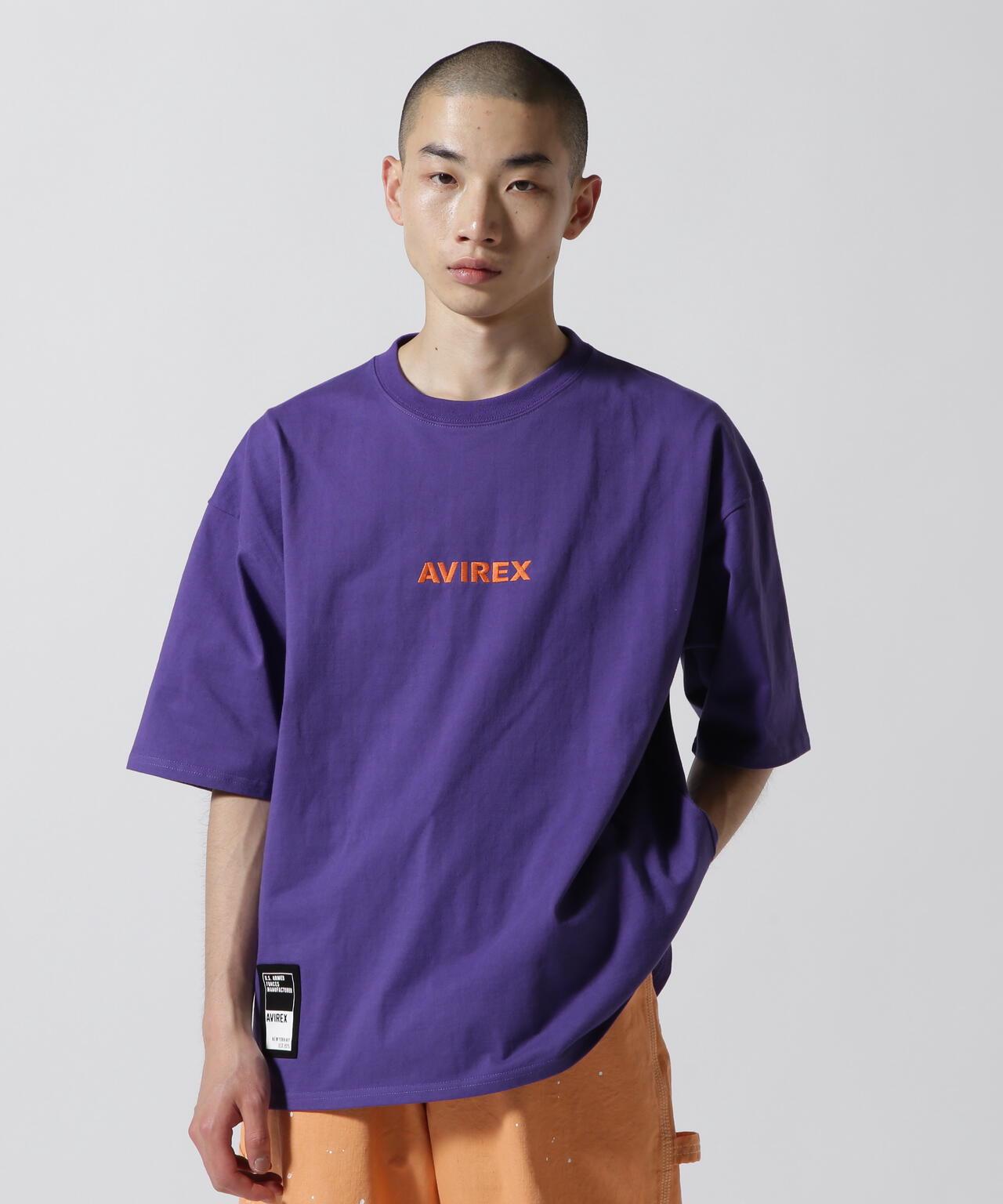 《&DEPOT限定》核心標誌刺繡T恤/核心標誌刺繡T恤/AVIREX