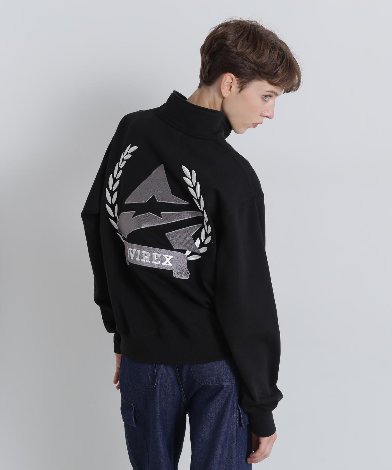 《&DEPOT限定》ASTAR HALFZIP SWEAT / A星 半拉鍊衛衣 / AVIREX / 阿維雷克斯