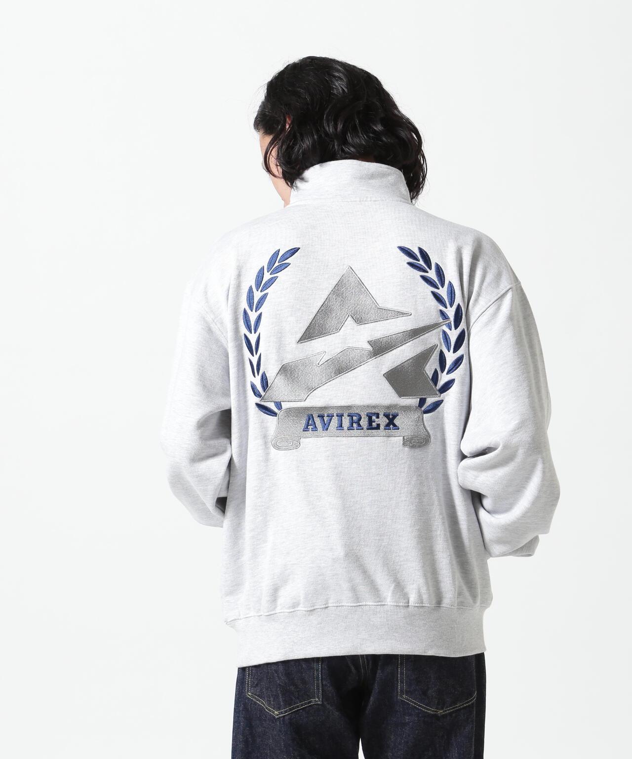 《&DEPOT限定》ASTAR HALFZIP SWEAT / A星 半拉鍊衛衣 / AVIREX / 阿維雷克斯