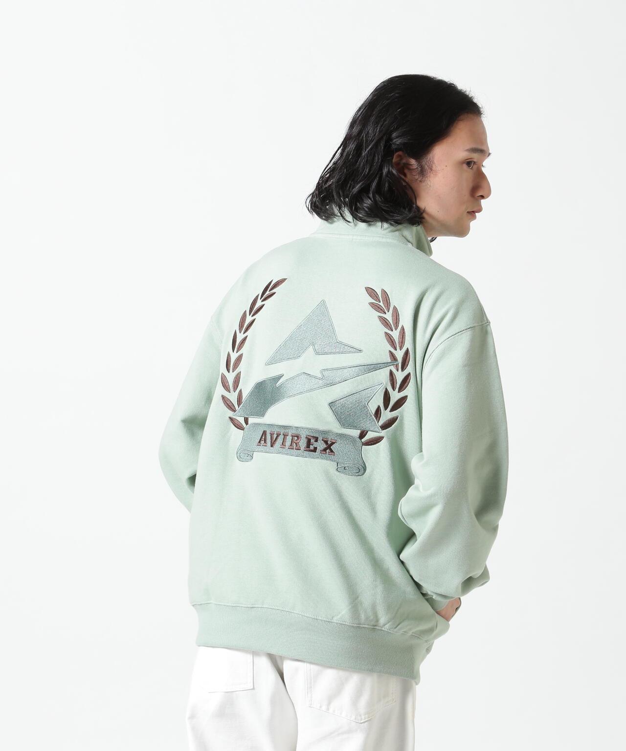 《&DEPOT限定》ASTAR HALFZIP SWEAT / A星 半拉鍊衛衣 / AVIREX / 阿維雷克斯