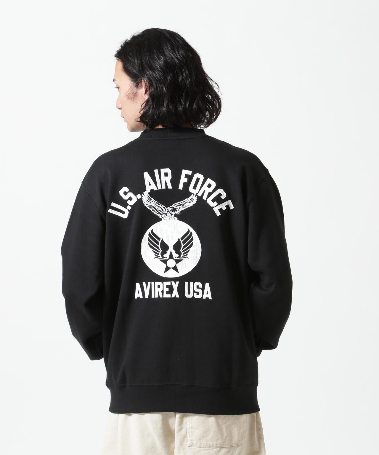 《&DEPOT限定》美國空軍圓領衛衣 / 美國空軍圓領衛衣 / AVIREX