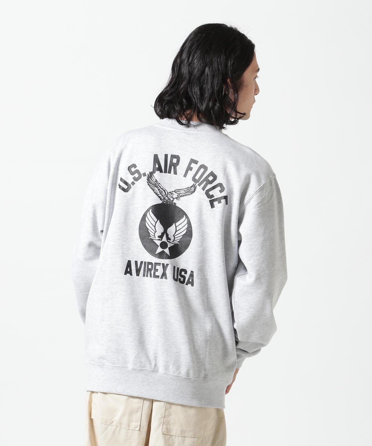《&DEPOT限定》美國空軍圓領衛衣 / 美國空軍圓領衛衣 / AVIREX