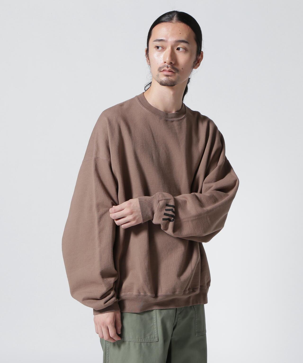 REMI RELIEF 聯名輕薄加工內毛大尺碼圓領衛衣