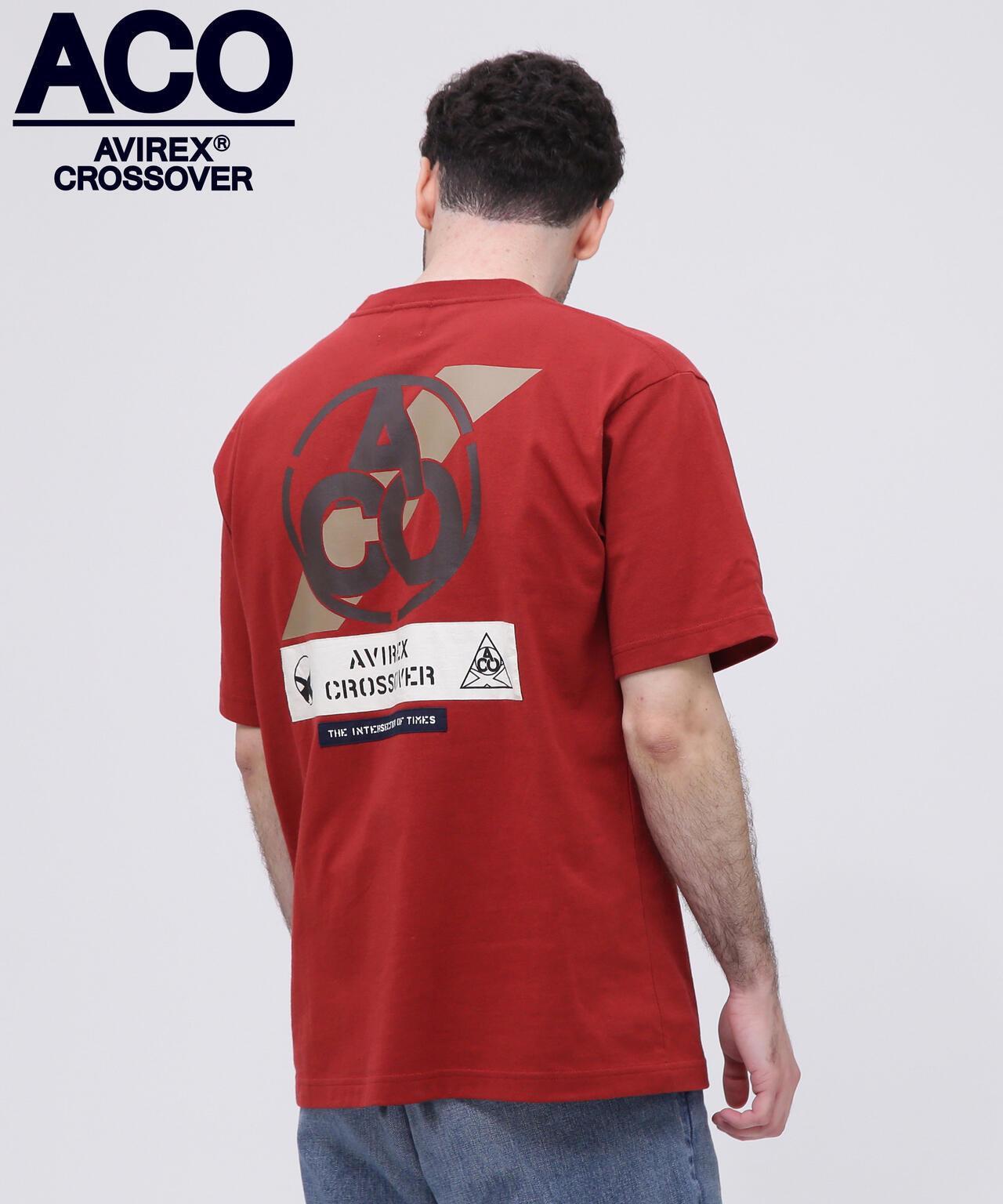 《CROSSOVER》拼接T恤 / AVIREX / 阿維雷克斯