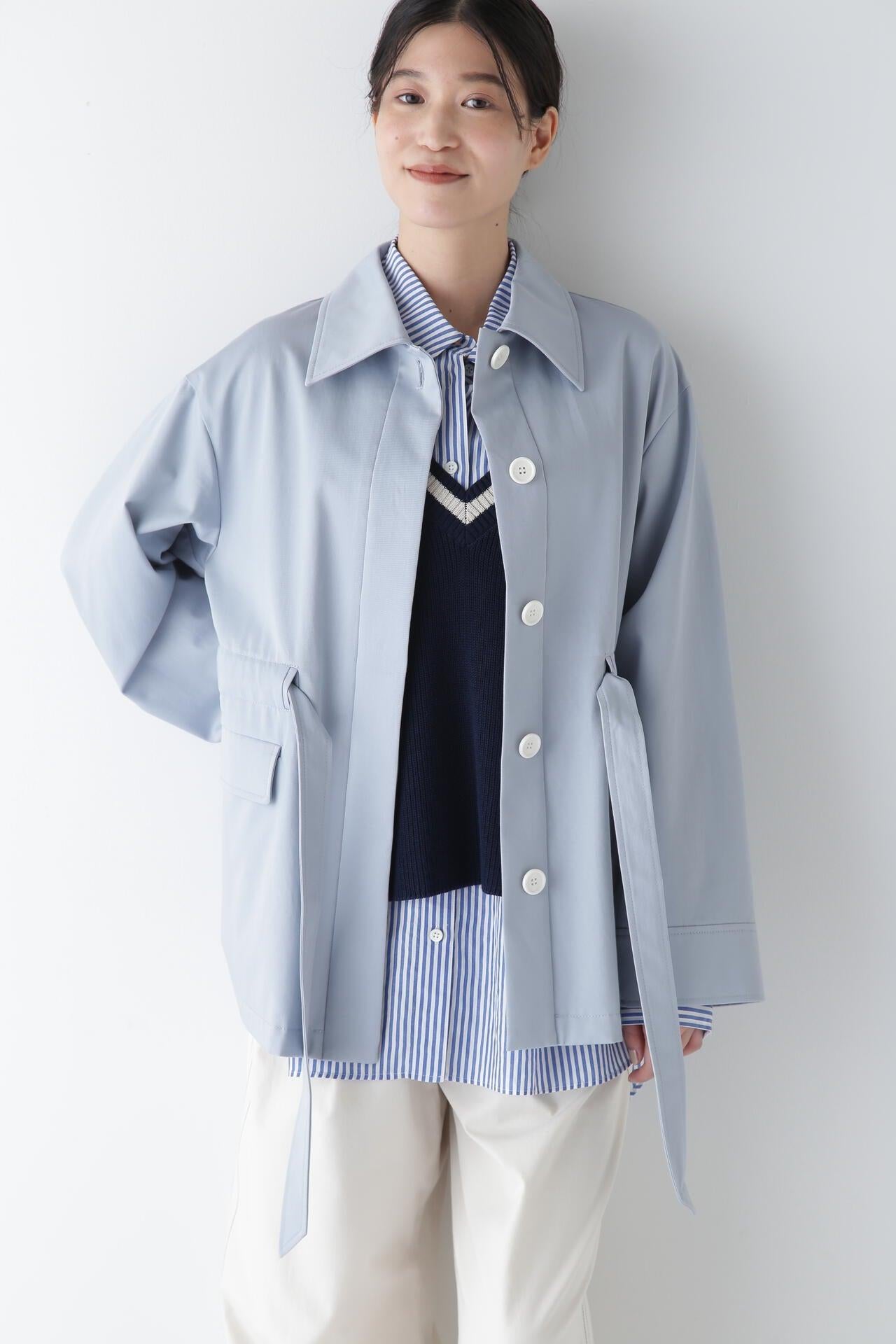 斜紋絨立領夾克