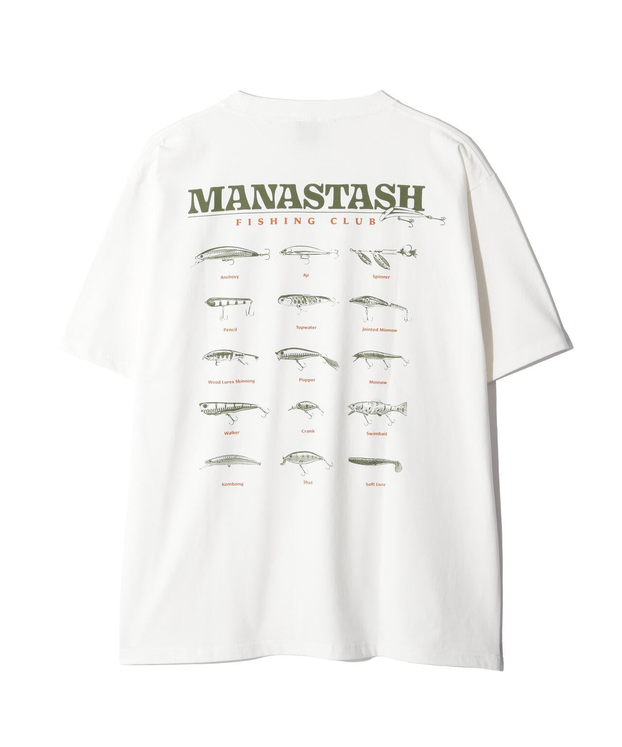 MANASTASH/熔岩礦石圖案T恤
