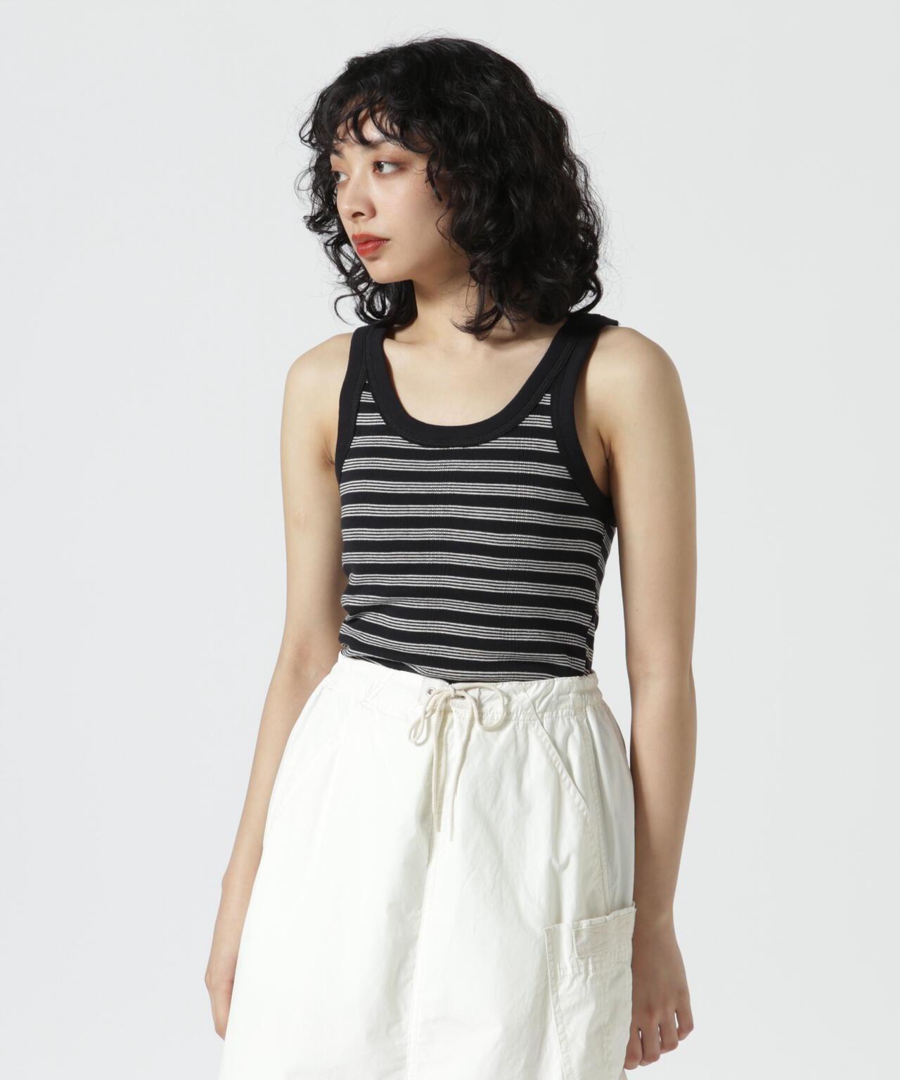 Miller/米勒 PRIB CUP US TANK TOP P紋套頭無袖上衣 帶杯