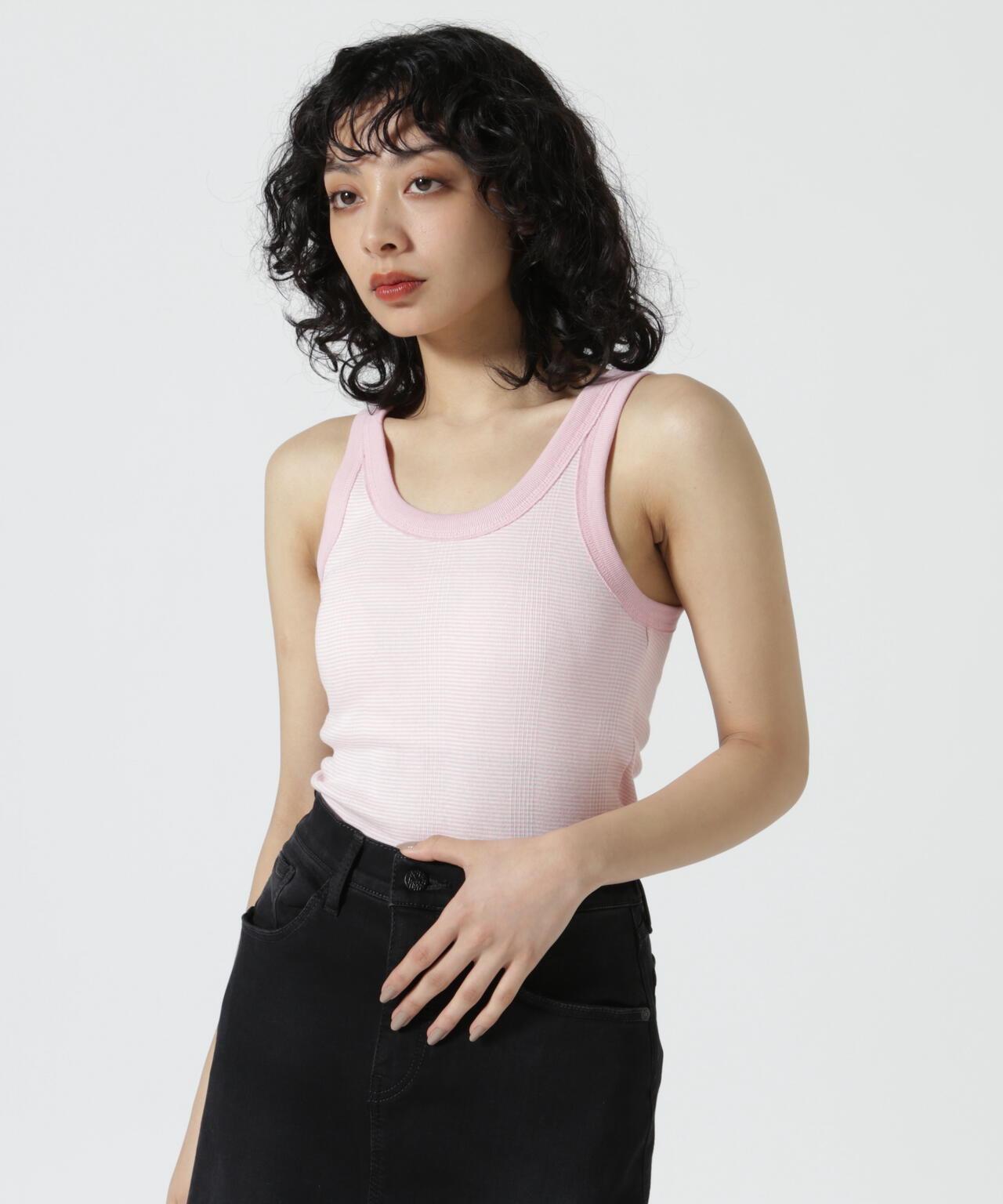 Miller/米勒 PRIB CUP US TANK TOP P紋套頭無袖上衣 帶杯