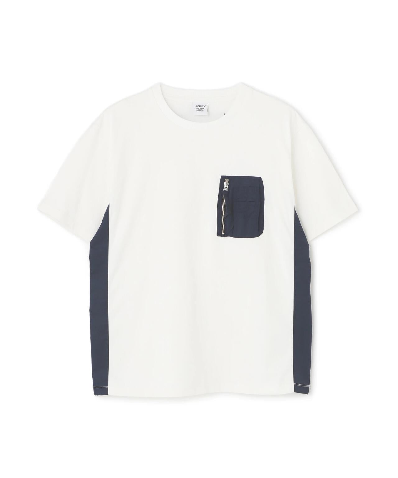《&DEPOT限定》MA-1口袋T恤