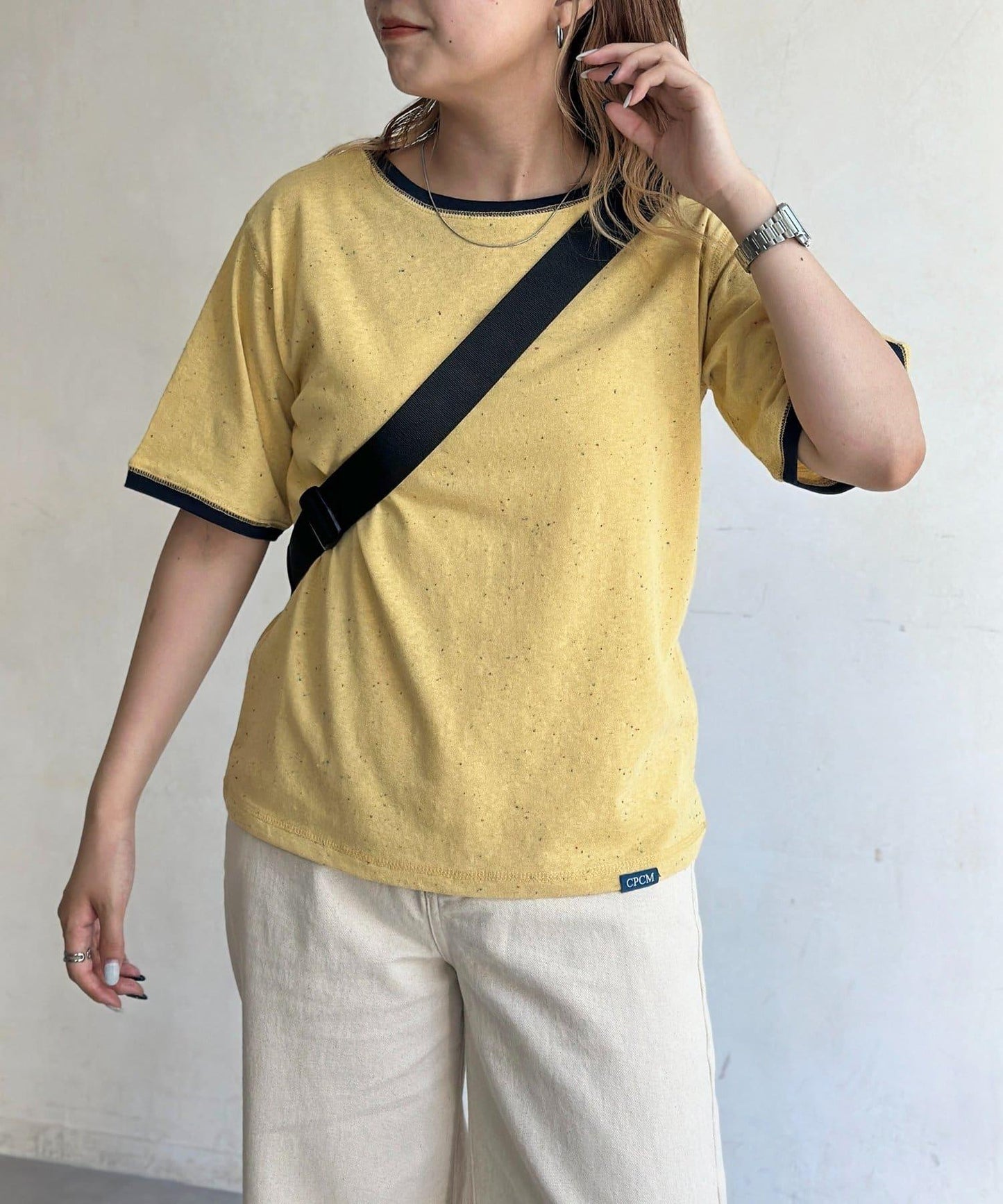 條紋透氣短袖T-shirt