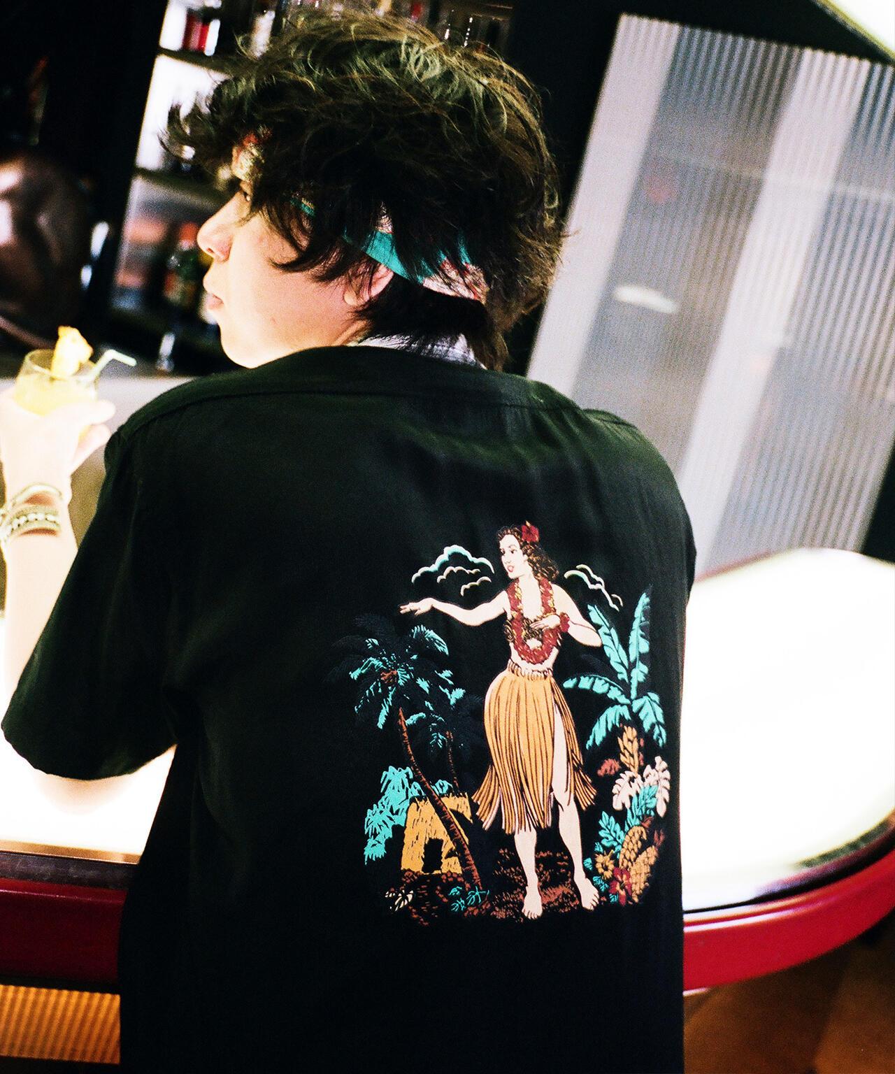 ×PJ/×菠蘿汁/RAYON SHIRT BEACH/人造絲襯衫 海灘