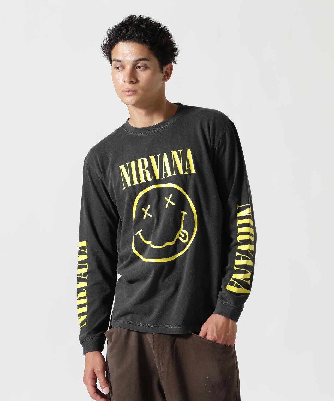 NIRVANA/涅槃/微笑長袖T恤/合作款T-shirt