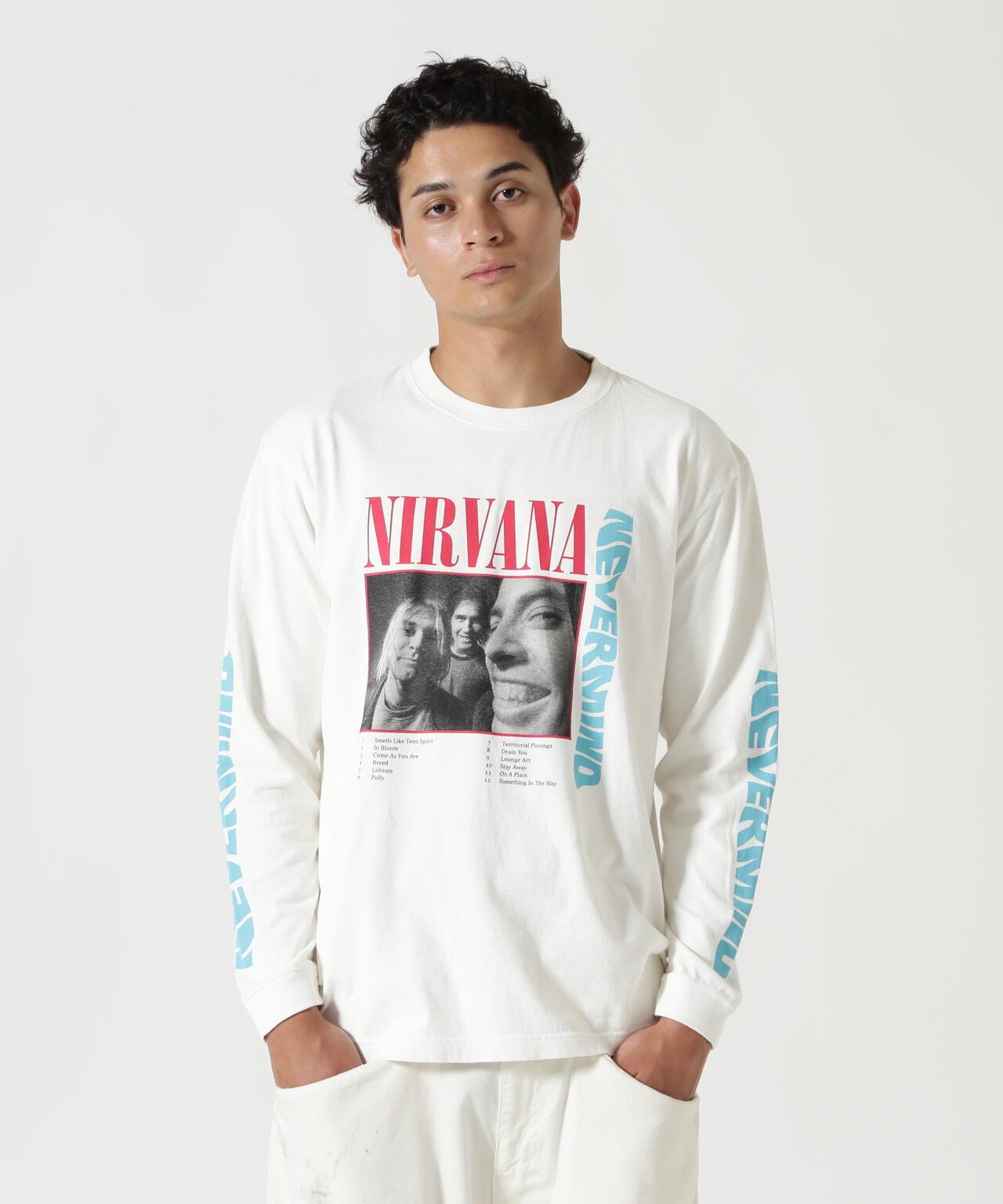 NIRVANA/涅槃/NEVERMIND 長袖T恤/合作款T-shirt