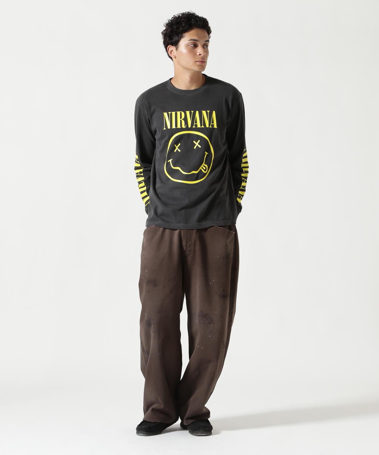 NIRVANA/涅槃/微笑長袖T恤/合作款T-shirt
