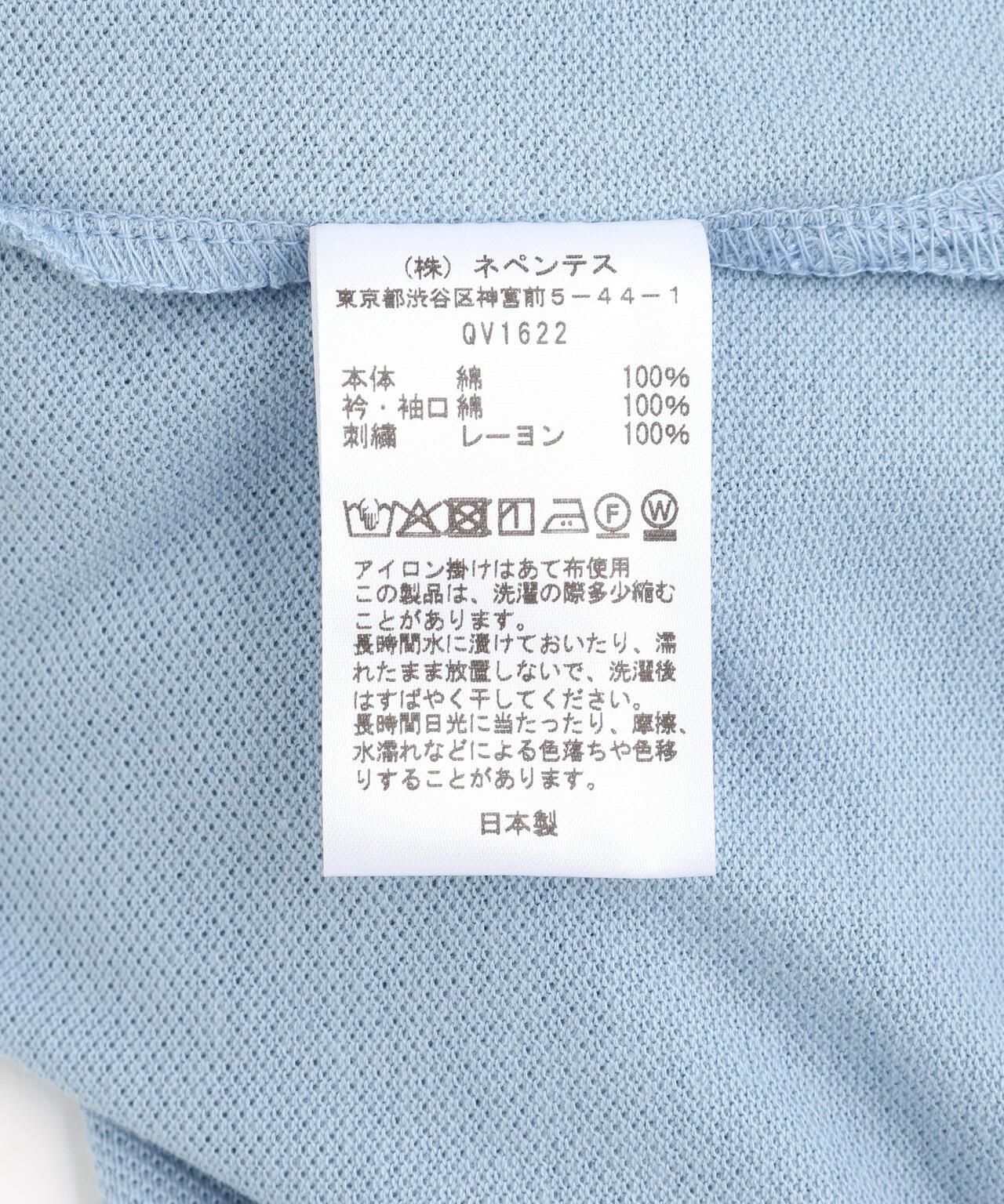 Needles/針織 聯名披肩領短袖Polo衫 - 棉麻料