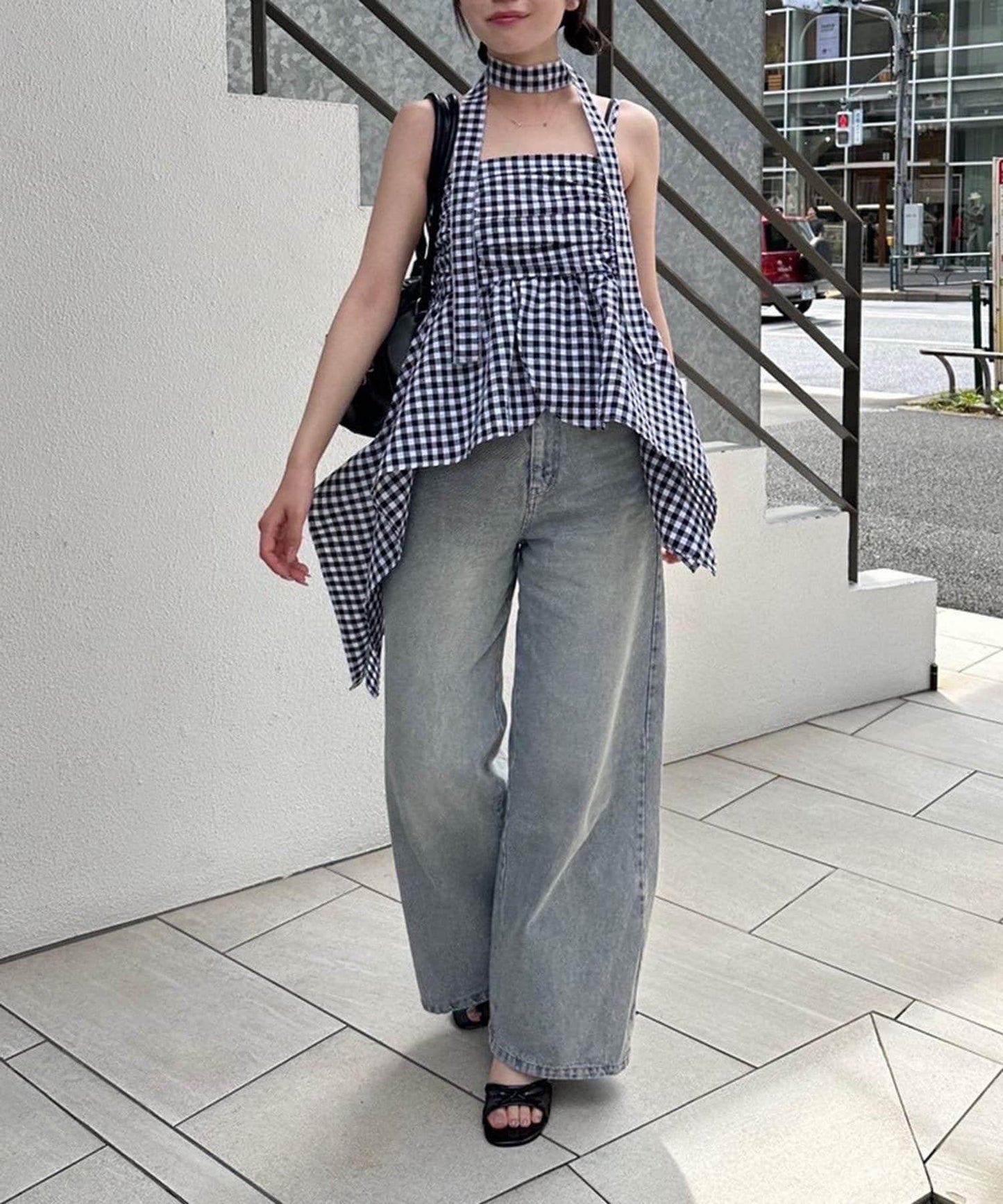 吊帶露臍裝配項鍊