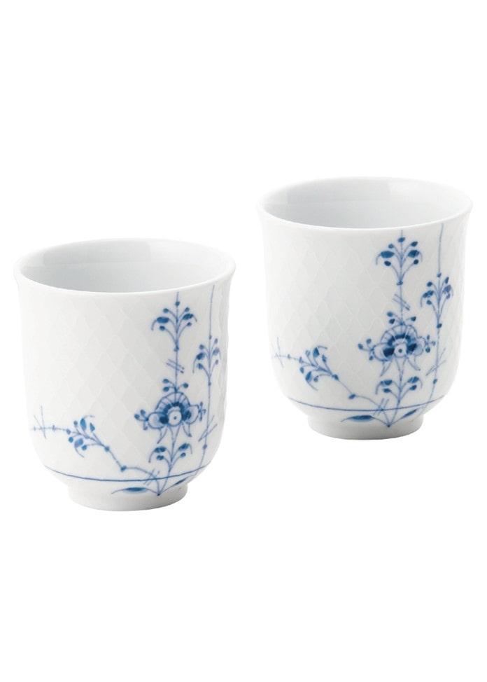 【皇家哥本哈根】藍色帕爾梅特 咖啡杯 一對