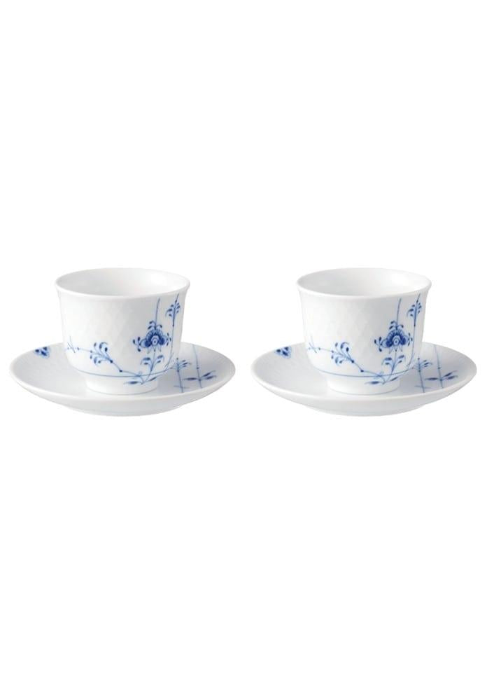 【皇家哥本哈根】藍色棕櫚雙人茶具套裝