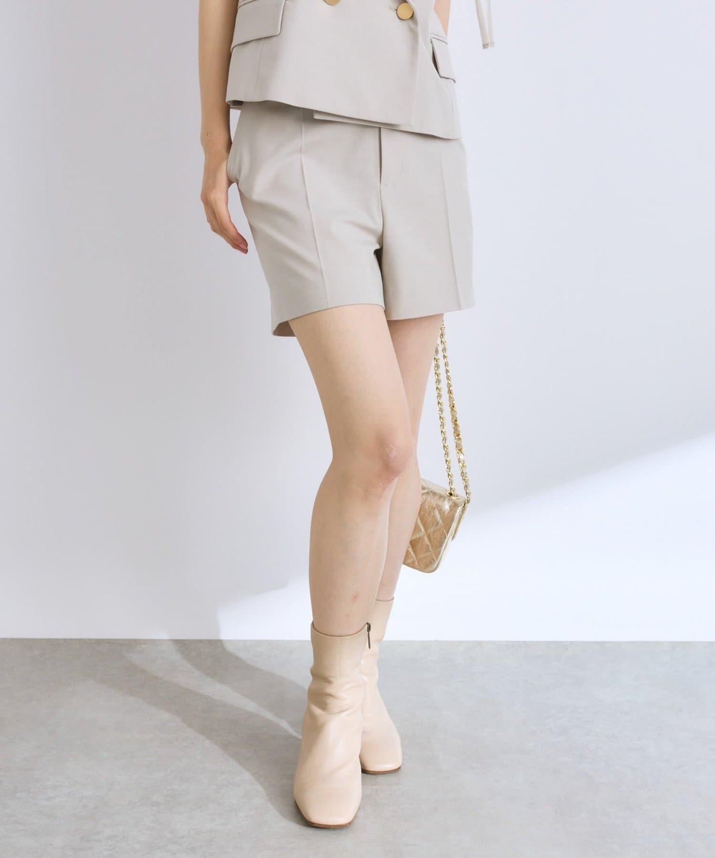 【套裝可·時尚可愛】T/R流行平紋短褲