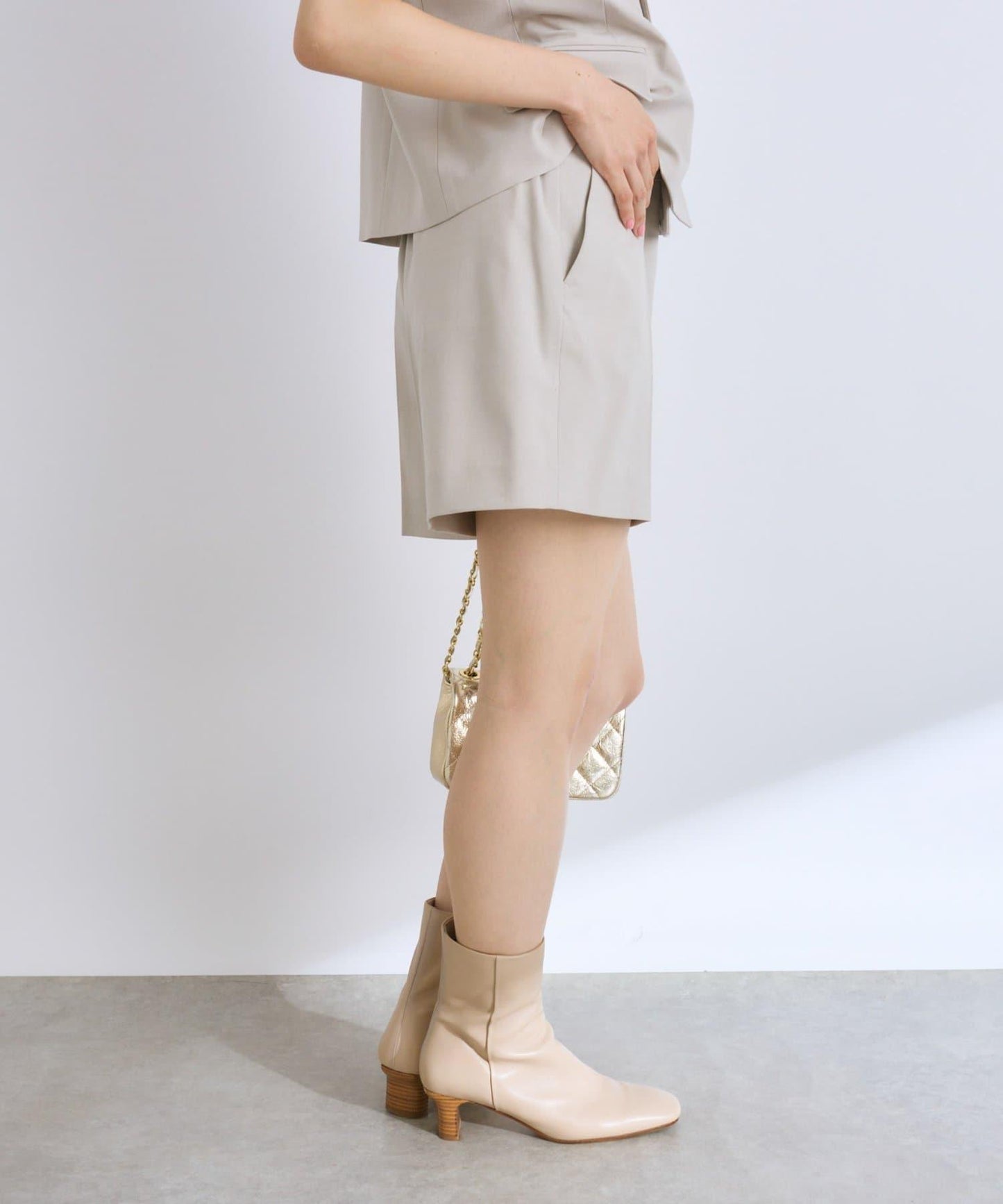 【套裝可·時尚可愛】T/R流行平紋短褲