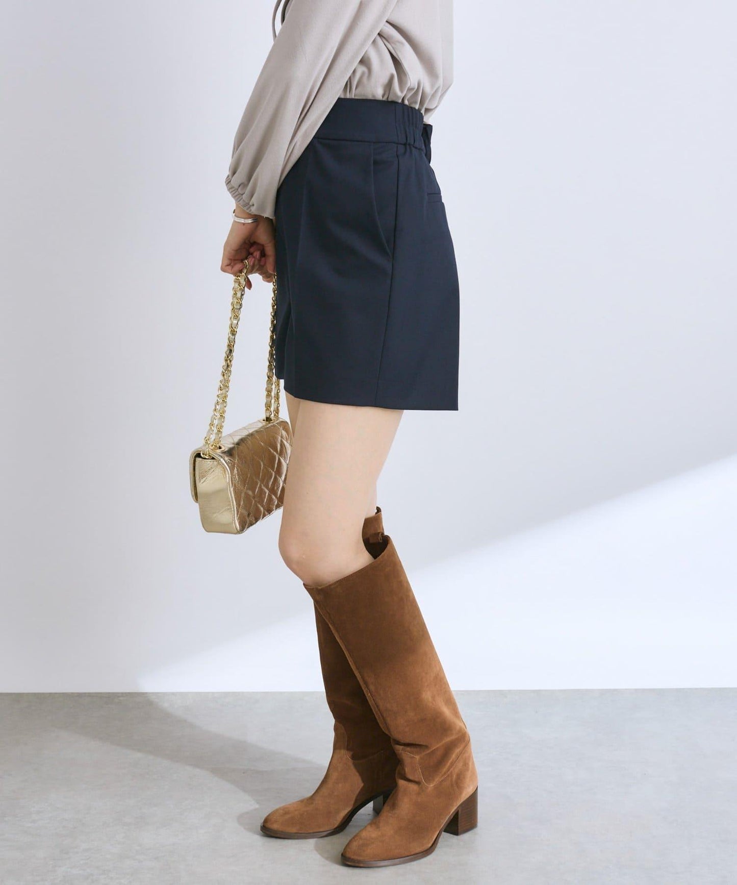 【套裝可·時尚可愛】T/R流行平紋短褲