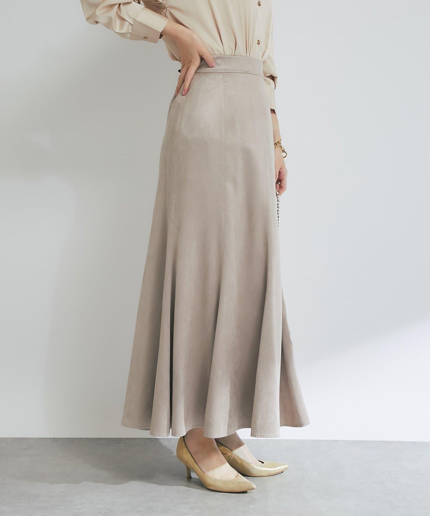 【注目趨勢】仿麂皮人魚裙