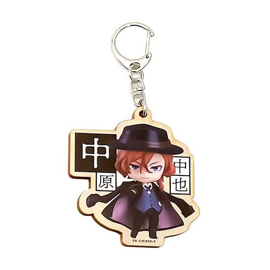 文豪ストレイドッグス_ねんどろいどぷらす ウッドキーホルダー 中原中也