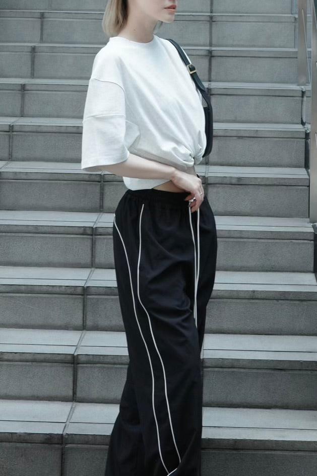Emblem rib tee
