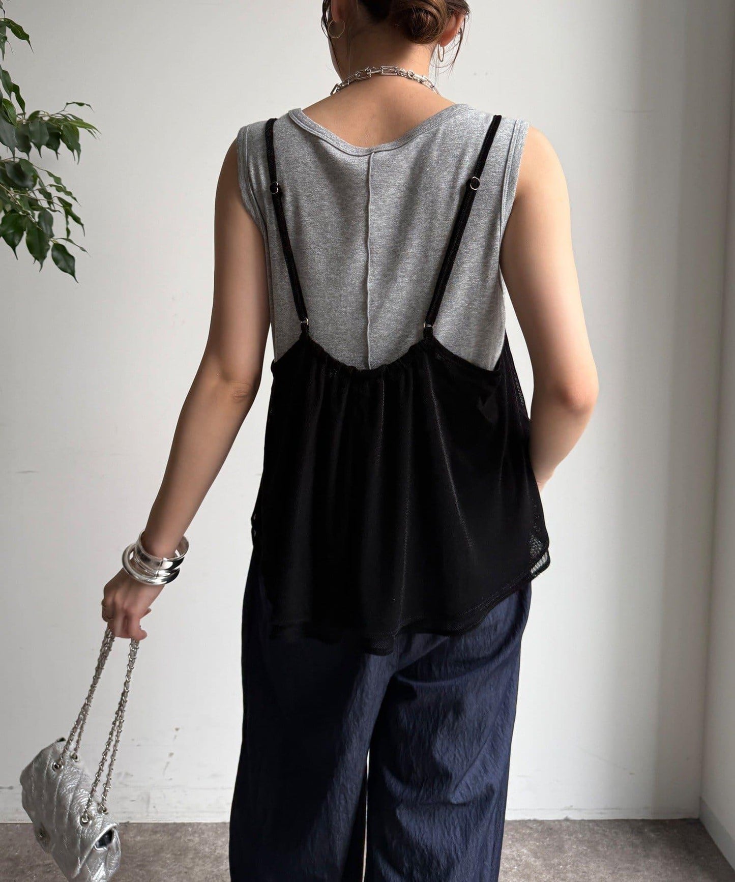 【限定】網眼絨絨背心