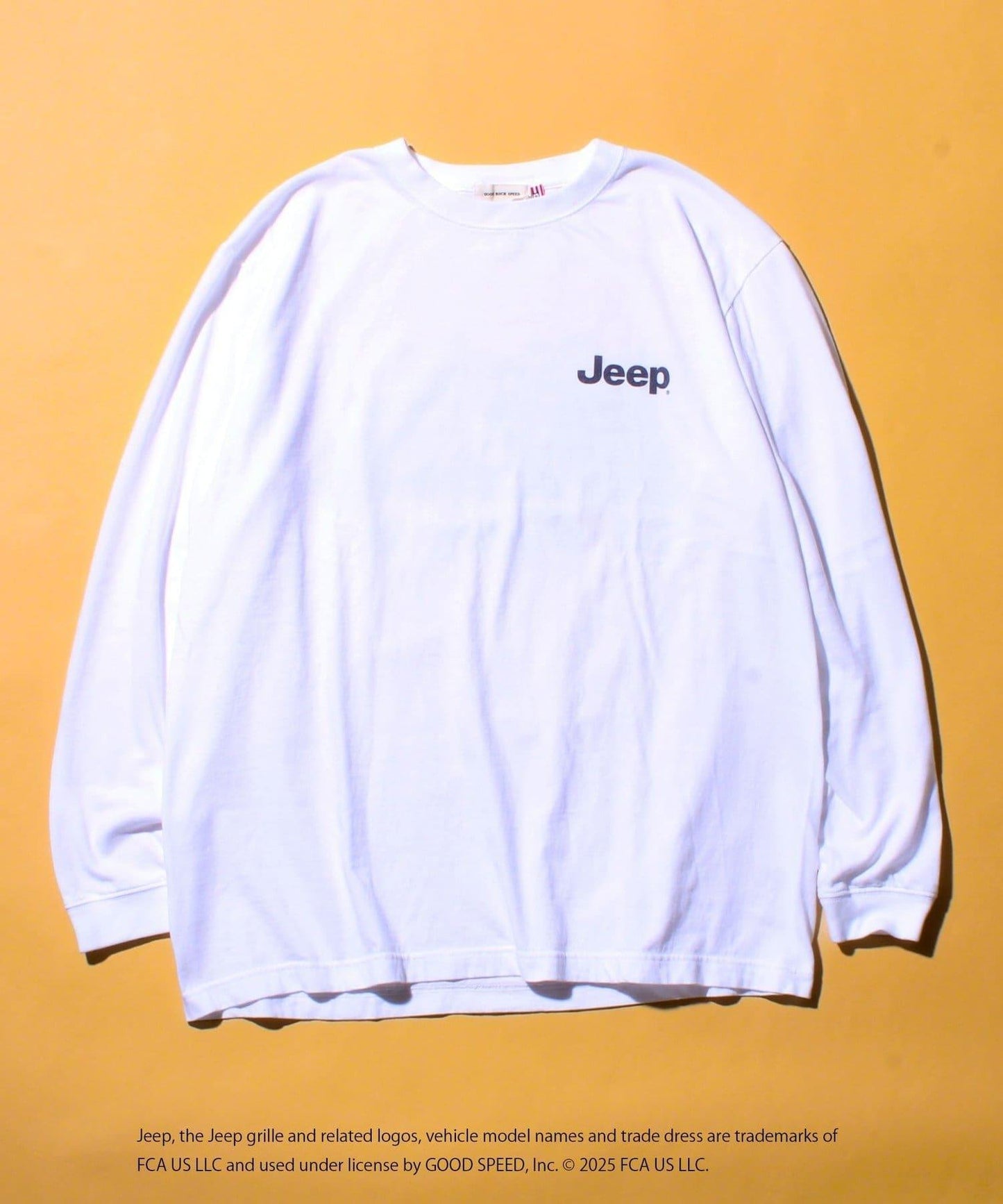 【GOOD ROCK SPEED】Jeep®後背印花長袖T恤