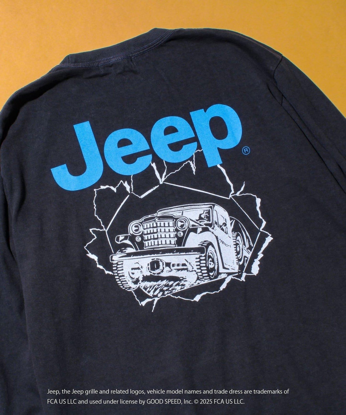 【GOOD ROCK SPEED】Jeep®後背印花長袖T恤